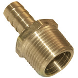 Lasco 1/8 In. MPT x 1/8 In. Brass Hose Barb Adapter 17-7701