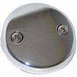 Lasco Two-Hole Chrome Bath Drain Face Plate 03-1425