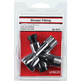 Lasco 1/2 In. Turn Lever Chrome Plastic Shower Diverter