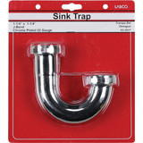 Lasco 1-1/4 In. Chrome Plated J-Bend