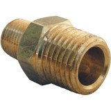 Lasco 1/4 In. MPT x 1/8 In. MPT Brass Hex Nipple 17-8709