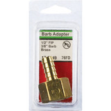 Lasco 1/2 In. FPT x 3/8 In. Brass Hose Barb Adapter