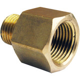 Lasco 3/8 In. FPT x 1/4 In. MPT Brass Adapter 17-8529