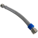 Lasco 3/8 In. F Compression Braided Stainless Steel Faucet Connector 0-2021