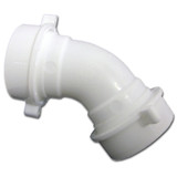 Lasco 1-1/2 In. White Plastic Elbow 03-4267