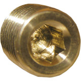 Lasco 1/8 In. MPT Brass Countersunk Plug 17-9191
