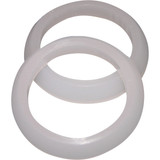 Lasco 1-1/2 In. x 1-1/4 In. White Plastic/Poly Slip Joint Washer (2-Pack)