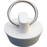 Lasco Hollow 1 In. White Sink Rubber Drain Stopper 02-3201