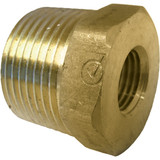 Lasco 3/4 In. MPT x 1/4 In. FPT Brass Hex Bushing 17-9255