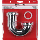 Lasco 1-1/2 In. or 1-1/4 In. Chrome Plated J-Bend