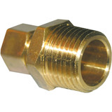 Lasco 3/8 In. C x 3/8 In. MPT Brass Compression Adapter 17-6835