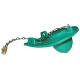 Lasco Duraflap Magnus Green 3-In-1 Toilet Flapper with Chain 04-1555