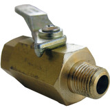 Lasco 1/8 In. FIP x 1/8 In. MIP Brass Threaded Ball Valve 17-0901