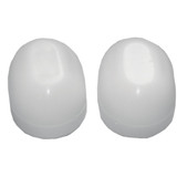 Lasco Oval White Plastic Snap-On Toilet Bolt Caps (2 Ct.) 04-3913