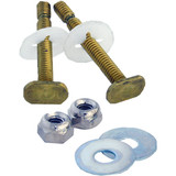 Lasco 1/4 In. x 2-1/4 In. Solid Brass Toilet Bolts (2 Pack) 04-3647