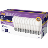 Do it 60W Equivalent Soft White A19 Medium LED Light Bulb (10-Pack) 362038 561490