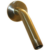 Lasco 6 In. Polished Brass Shower Arm and Flange 08-2459