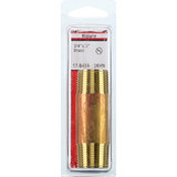 Lasco 3/4 In. x 3 In. Red Brass Nipple
