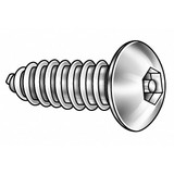 Tamper-Pruf Screws Scrw Sz #6,1/8",18-8SS,1/2"L,PK25 31320