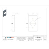 Raco Electrical Box Cover,Handy,4-1-4 in. 863
