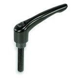 Kipp Adjustable Handle,3/8"-16,Zinc K0122.3A41X60