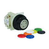Schneider Electric PshButn,Blk,Blu,Grn,Org,Red,Wht,Ylw,SPDT 9001SKR1UH13