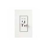 Lutron Speed/Light Control,120V AC, SPST, 1.5 A  S2-LFSQ-WH