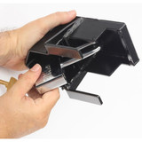 Ranger Lock Padlock Guard,7 in,Hardened Steel,Black RGUN-00
