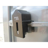 Ranger Lock Padlock Guard,7 in,Hardened Steel,Black RGUN-00