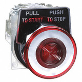 Schneider Electric Non-Illuminated Push Button,30mm,Metal 9001KR9RH13