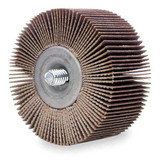 Merit Flap Wheel,2 in Dia,1/2 in W,P80 Grit 08834131583