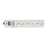 Tripp Lite Surge Protector Strip,6 Outlet,White SPS-615-HG