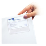 C-Line Products Business Card Holder,Clear,2 7-16"H,PK10 70257