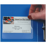 C-Line Products Business Card Holder,Clear,2 7-16"H,PK10 70257