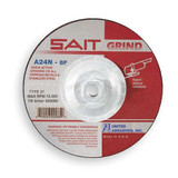United Abrasives/Sait DepressedGrindWhl,5/8"-11CN,ThreadHle 20085