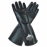 Mcr Safety Chemical Gloves,L,14 in. L,Butyl,PR CP14L