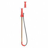 Ridgid Closet Auger,3 ft,1/2" Cable with Bulb K-3
