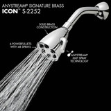 Speakman Shower Head,Bulb,2.5 gpm S-2252