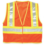 Kishigo High Visibility Vest,Class 2,2XL,Orange 1055-2X