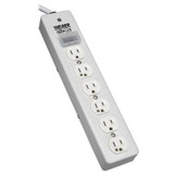 Tripp Lite Surge Protector Strip,6 Outlet,Gray  SPS610HGRA