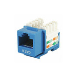 Monoprice Keystone Jack,0.75 in,Blue 5379