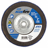 Norton Abrasives Fiber Disc,7 in Dia,5/8in Arbor,P60 Grit  66254461192