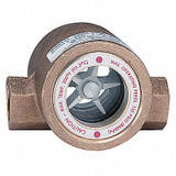 Dwyer Instruments Double Sight Flow Indicator,Bronze,1In SFI-300-1