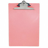 Saunders Clipboard,Letter Size,Plastic,Pink 21800