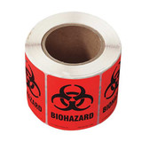 Brady Biohazard Label,4 inx2 7-8 in,Paper,PK40 1127LS