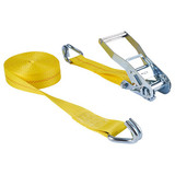 Keeper Tie Down Strap,Wire-Hook,Yellow  04630