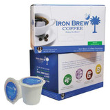 Iron Brew Coffee,Arabica,DeCaff,Ground,PK12 C-1CT-12DCFSS