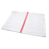 R & R Textile Glass Towel,26" L,Cotton,Red/White,PK12 31505