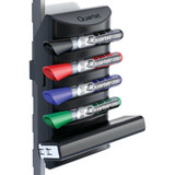 Quartet Marker Holder,8-1-4inH,Black,Plastic 85377