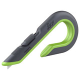 Slice Box Cutter,6-1/2 In.,Gray/Green 10503